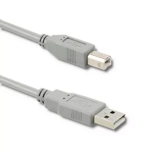 Qoltec Kabel USB Kabel USB 2.0 A męski | USB B męski | 1m 50395 - Kable komputerowe i do monitorów - miniaturka - grafika 3