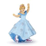 Figurki dla dzieci - Papo 39108 Księżniczka z łyżwami Figurka Zaczarowanego Świata, Wielokolorowa 39108 - miniaturka - grafika 1