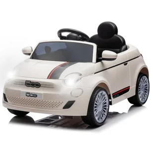 Milly Mally Pojazd na akumulator Fiat 500e White - Pojazdy elektryczne dla dzieci - miniaturka - grafika 1