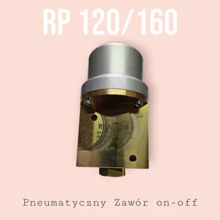 Pneumatyczny zawór on-off RP120/160 3/4"BSP F - Akcesoria do myjek - miniaturka - grafika 1