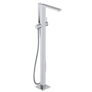 HANSGROHE 73445000 Tecturis E Jednouchwytowa bateria wannowa, wolnostojąca Chrom - Baterie wannowe i prysznicowe - miniaturka - grafika 1