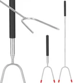 Akcesoria do grilla - Widełki Grillowe Widelec Telskopowy 24,5-85,5Cm Kij Na Ognisko - miniaturka - grafika 1