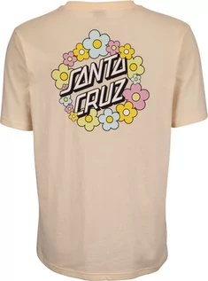 Koszulki i topy damskie - t-shirt damski SANTA CRUZ DITSY DOT TEE Pearl - grafika 1