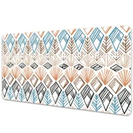 Podkładki na biurko - Duża podkładka ochronna na biurko Etniczny wzór 120x60 cm - miniaturka - grafika 1