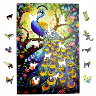 Puzzle Paw Mruu&Pruu 20 x 28 cm 160 elementów Układanka drewniana - Puzzle - miniaturka - grafika 1
