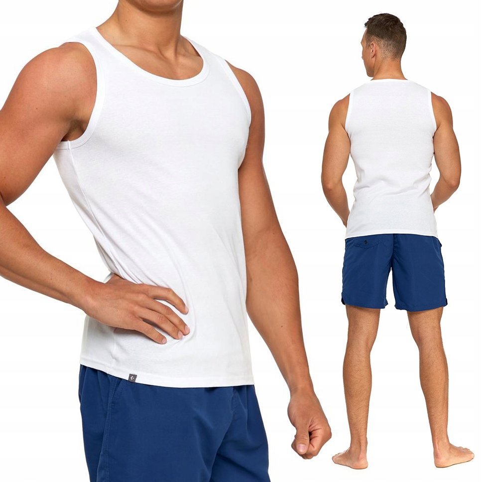 Podkoszulek Męski Tank Top Bawełniany Moraj - 3Xl