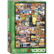 Puzzle - Eurographics Puzzle 1000 Travel Around the World 6000-0755 - - miniaturka - grafika 1