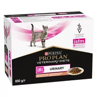 Mokra karma dla kotów - Purina Pro Plan Veterinary Diets Feline UR ST/OX Urinary, łosoś - 10 x 85 g - miniaturka - grafika 1