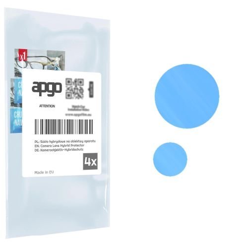 4x szkło hybrydowe na aparat obiektyw kamerę 9H do Huawei Nova Y72 - apgo hybrid Camera Lens Protector