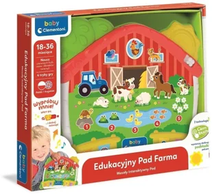 CLE BABY edukacyjny pad Farma 50386 - Zabawki interaktywne dla dzieci - miniaturka - grafika 1