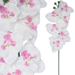 Sztuczne Kwiaty Storczyk 65Cm Dekoracja Pojedynczy Pik Stroik Do Wazonu - Sztuczne kwiaty - miniaturka - grafika 1