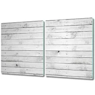 Deski do krojenia - Deski Kuchenne ze Stylowym Ozdobnym nadrukiem - 2x 40x52 cm - Drewniane szare deski - miniaturka - grafika 1