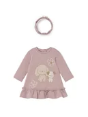 Sukienki i spódniczki dla dziewczynek - Mayoral Sukienka codzienna 2809 Różowy Regular Fit - miniaturka - grafika 1