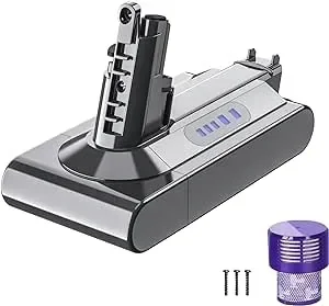 Zestaw Akumulator 6000 Mah I Filtr Do Odkurzacza Dyson V10 25,2v