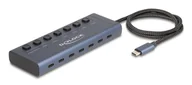 Huby USB - DeLOCK 63410 huby i koncentratory USB 3.2 Gen 1 (3.1 Gen 1) Type-C 5000 Mbit/s Niebieski - miniaturka - grafika 1