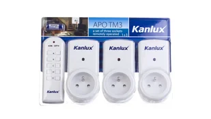 Kanlux Zestaw gniazd zdalnie sterowanych APO TM-3 k_7980 - Systemy inteligentnych domów - miniaturka - grafika 2