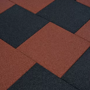 Vida Gumowe płyty 18 szt. 50 x 50 x 3 cm czarne V-276274 - Panele podłogowe - miniaturka - grafika 1