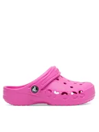 Buty dla dziewczynek - Crocs Klapki BAYA CLOG 207013-6QQ Różowy - miniaturka - grafika 1