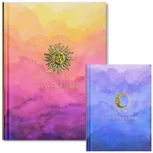 Szkolne artykuły papiernicze - Peter Pauper Press Notatnik Szyty Day Night dwustronny - miniaturka - grafika 1