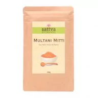 Maseczki do twarzy - Sattva Glinka kosmetyczna do twarzy multani mitti 100 g - miniaturka - grafika 1