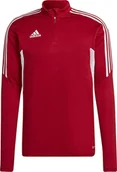 Bluzy męskie - Bluza męska adidas Condivo 22 Training Top czerwona HB0007-2XL - miniaturka - grafika 1