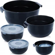 Inne artykuły do sprzątania - Vilde Miski do Miksowania Mieszania Ubijania z Pokrywkami Kuchenne VILDE 6 el. - miniaturka - grafika 1