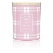 Zapachy samochodowe - Świeca Aroma Home & Dorota malinowa konfitura 150 g 40887 - miniaturka - grafika 1