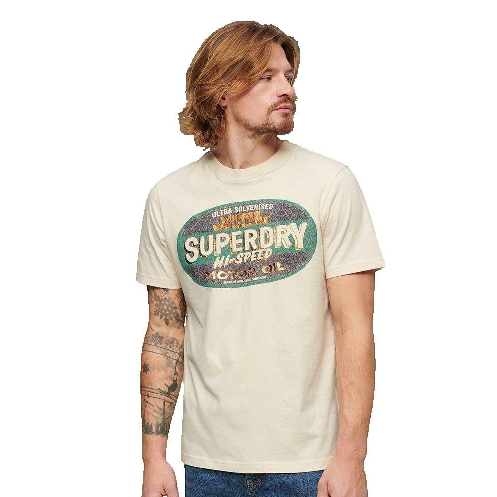 Superdry Gasoline Workwear Koszulka z Krótkim Rękawem