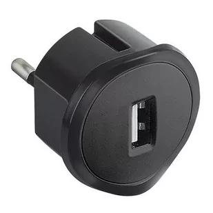 Legrand Legrand 50681 - Adapter USB do gniazda 230V/1,5A czarny - Adaptery i przejściówki - miniaturka - grafika 1