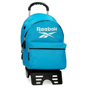 Reebok Boston Plecak szkolny z wózkiem Niebieski 31x44x17,5 cms Poliester 23,87L by Joumma Bags, niebieski, plecak szkolny na kółkach - Plecaki szkolne i tornistry - miniaturka - grafika 1