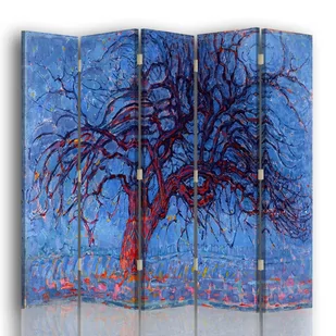 Parawan The Red Tree 180x170 (5 Panele) - Parawany - miniaturka - grafika 1