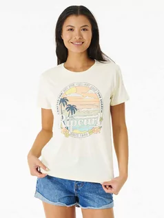 Koszulki dla dziewczynek - Rip Curl SUN SALT STANDARD BONE t-shirt damski - S - grafika 1