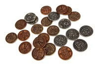 Gry planszowe - Zestaw 12 Cesarskich Metalowych Monet - miniaturka - grafika 1