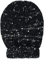 Czapki damskie - MEK Czapka dziewczęca, czarny (Nero 01 290), (Rozmiar producenta:L) - miniaturka - grafika 1