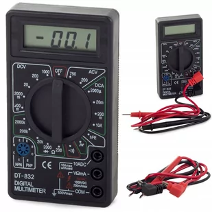 Miernik Multimetr Tester Cyfrowy Z Sygnałem Lcd - Multimetry - miniaturka - grafika 1