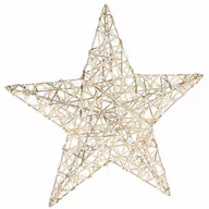 Oświetlenie świąteczne - Gwiazda świąteczna złota 30 Led 40 cm - miniaturka - grafika 1