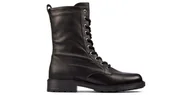 Botki damskie - Clarks Orinoco2 Style Botki czarne skórzane 38 - miniaturka - grafika 1