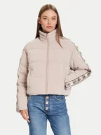 Kurtki damskie - Guess Kurtka zimowa V5BL11 WGYC2 Beżowy Regular Fit - miniaturka - grafika 1