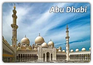 Magnesy - ABU DHABI - Wielki Meczet Szejka Zajida - Emiraty - Magnes na lodówkę - miniaturka - grafika 1