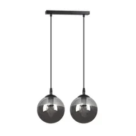 Lampy ścienne - Emibig Koleos kinkiet 2-punktowy czarny 685/K2 685/K2 - miniaturka - grafika 1