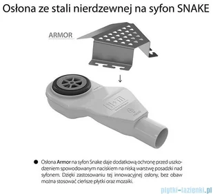 Wiper New Premium White Glass Odpływ liniowy z kołnierzem 100 cm mat syfon snake 500.0380.01.100 | - Syfony - miniaturka - grafika 5