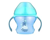 Kubki dla dzieci - TT Kubek Pierwszy z uchwytem niebieski 150ml 4+ nowy - miniaturka - grafika 1