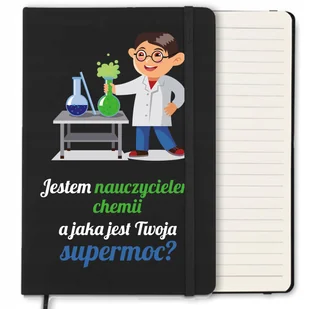 NOTES W LINIE 120 STR PREZENT DLA NAUCZYCIELA CHEMII DZIEŃ NAUCZYCIELA WZ - Notesy i bloczki - miniaturka - grafika 1
