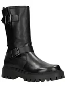 Kozaki damskie - Wojas Skórzane kozaki w kolorze czarnym - miniaturka - grafika 1