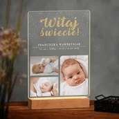 Ramki na zdjęcia - Lampka ramka XL z wydrukiem na szkle akrylowym i podświetleniem LED - miniaturka - grafika 1