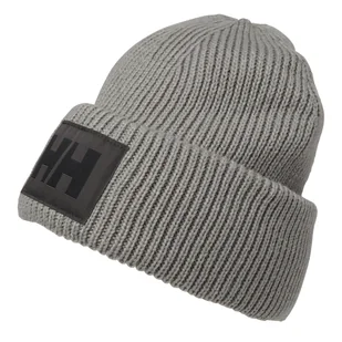 Czapka zimowa HELLY HANSEN HH BOX BEANIE 53648_885 – Szary - Czapki damskie - miniaturka - grafika 1
