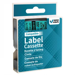 Taśma DYMO D1 43619 6mm x 7m zielona czarny nadruk - zamiennik | OSZCZĘDZAJ DO 80% - ZADZWOŃ 730 811 399 - Etykiety do drukarek - miniaturka - grafika 2