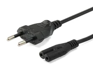 Kable komputerowe i do monitorów - Equip 112161 kabel zasilające Czarny 3 m Wtyczka zasilająca typu C C7 panel - miniaturka - grafika 1