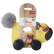 Zabawki sensoryczne - Trefl Trefl Zabawka drewniana Piesek Śmieszek - miniaturka - grafika 1
