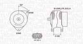 Alternatory - Alternator Magneti Marelli 063731857010 - miniaturka - grafika 1
